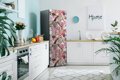 Magnetiskt kylskåp skydd Tropisk blomma