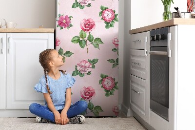 Magnetiskt kylskåp skydd Ros med taggar