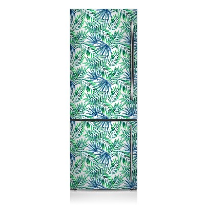 Magnetiskt kylskåp skydd Målade blad