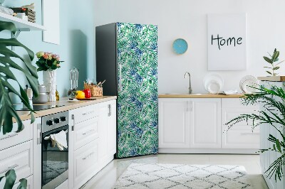 Magnetiskt kylskåp skydd Målade blad