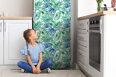 Magnetiskt kylskåp skydd Målade blad