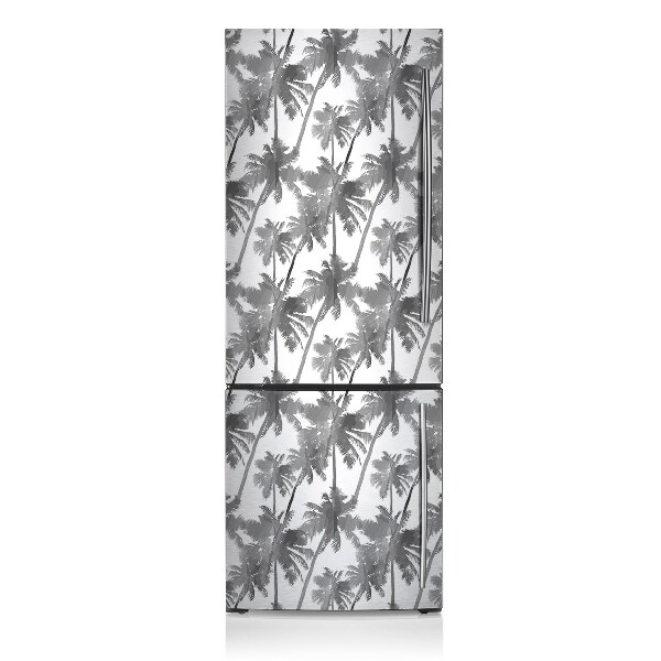 Magnetiskt kylskåpsöverdrag Grå palm