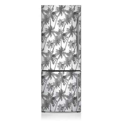 Magnetiskt kylskåpsöverdrag Grå palm