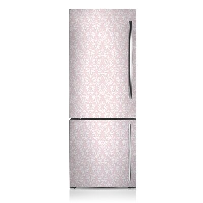 Magnetiskt kylskåp skydd Rosa damast