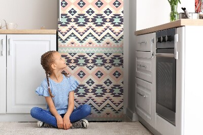 Magnetiskt kylskåpsöverdrag Etniskt mönster