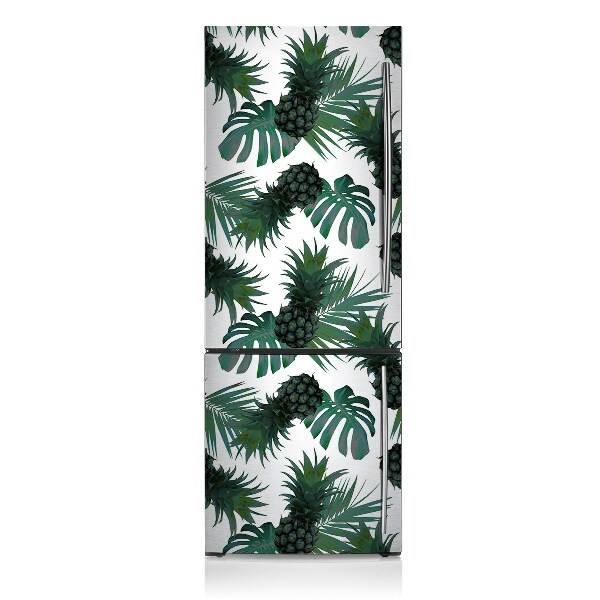 Magnetiskt kylskåpsöverdrag Grön ananas