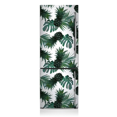 Magnetiskt kylskåpsöverdrag Grön ananas