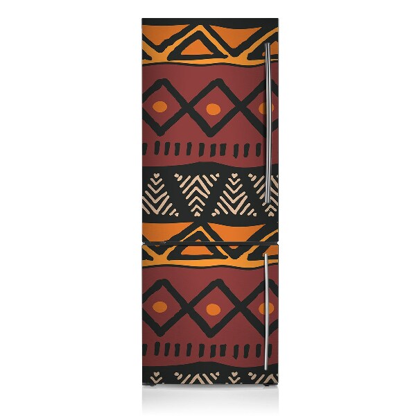 Magnetiskt kylskåpsöverdrag Afrikanskt mönster