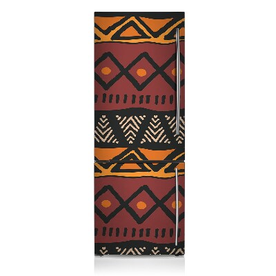 Magnetiskt kylskåpsöverdrag Afrikanskt mönster