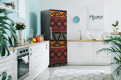 Magnetiskt kylskåpsöverdrag Afrikanskt mönster