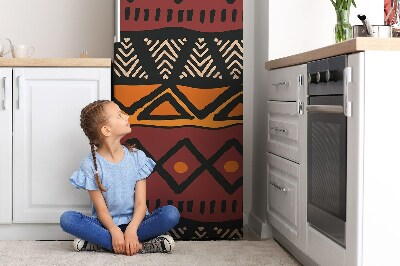 Magnetiskt kylskåpsöverdrag Afrikanskt mönster