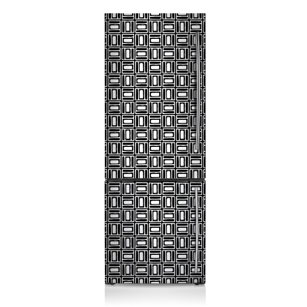 Magnetiskt kylskåpsöverdrag Geometriskt mönster