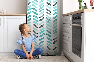 Magnetiskt kylskåpsöverdrag Fiskbens akvarell