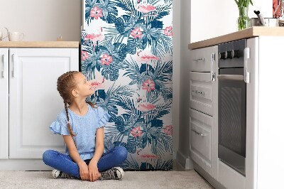 Magnetiskt kylskåpsöverdrag Tropiska fåglar