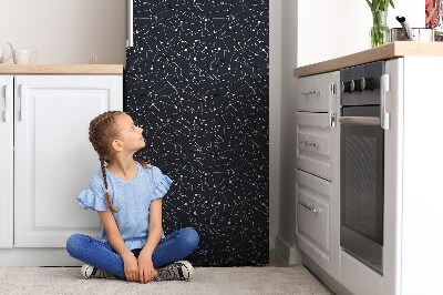 Magnetiskt kylskåpsöverdrag Galaxy