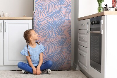 Magnetiskt kylskåpsöverdrag Palmblad