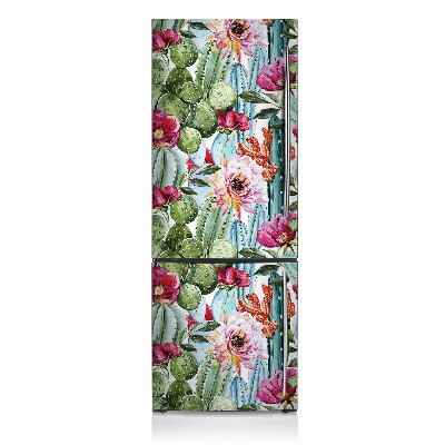 Magnetiskt kylskåp skydd Kaktus blommor