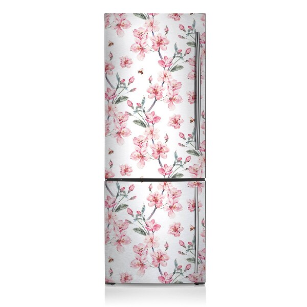Magnetiskt kylskåpsöverdrag Subtila blommor