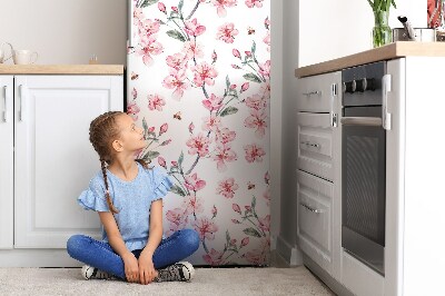 Magnetiskt kylskåpsöverdrag Subtila blommor