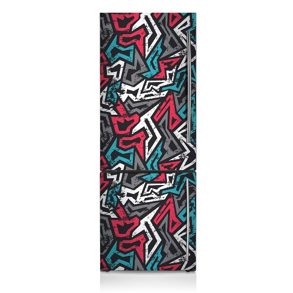 Magnetiskt kylskåpsöverdrag Graffiti