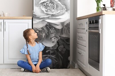 Magnetiskt kylskåpsöverdrag Antika rosor