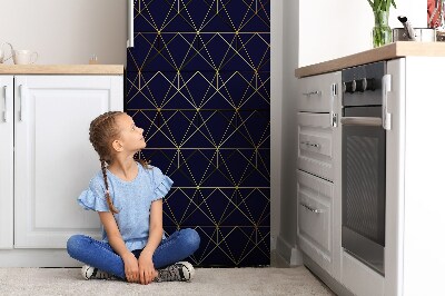 Magnetiskt kylskåpsöverdrag Trianglar mönster