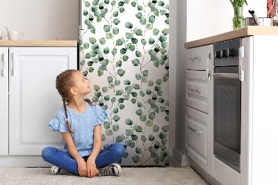 Magnetiskt kylskåpsöverdrag Grenar med löv