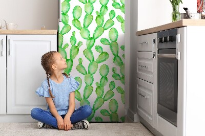 Magnetiskt kylskåp skydd Pastell kaktusar