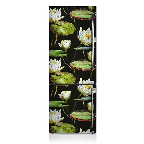 Magnetiskt kylskåp skydd Lotus blommor