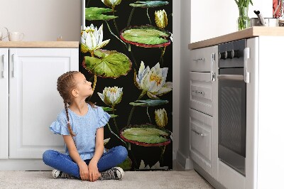 Magnetiskt kylskåp skydd Lotus blommor