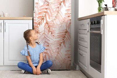 Magnetiskt kylskåpsöverdrag Orange blad