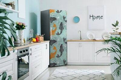 Magnetiskt kylskåpsöverdrag kinesisk karp