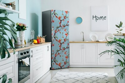 Magnetiskt kylskåpsöverdrag Blommande träd