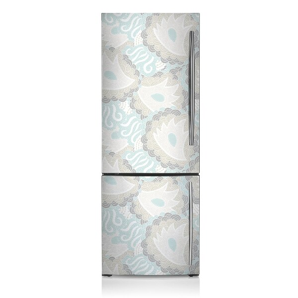 Magnetiskt kylskåp skydd Pastellblommor