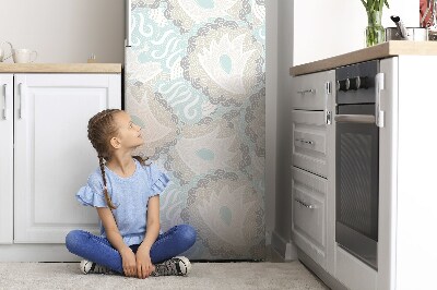Magnetiskt kylskåp skydd Pastellblommor
