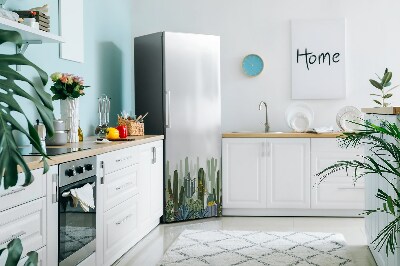Magnetiskt kylskåp skydd Blomma