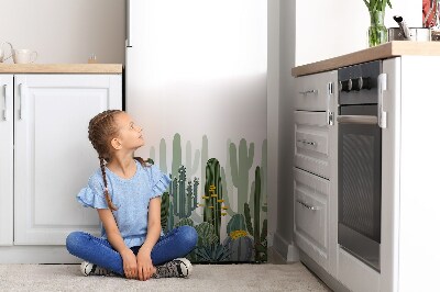 Magnetiskt kylskåp skydd Blomma