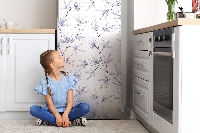Magnetiskt kylskåpsöverdrag Löv