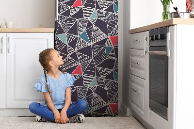 Magnetiskt kylskåp skydd Doodle mönster