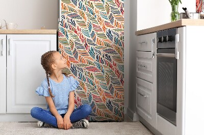 Magnetiskt kylskåpsöverdrag Färgglada vågor