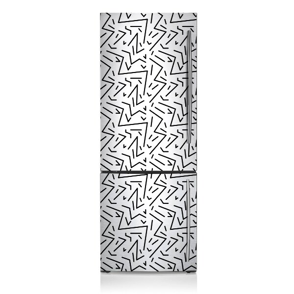 Magnetiskt kylskåpsöverdrag Memphis stil
