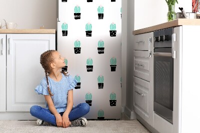 Magnetiskt kylskåp skydd Kaktusar