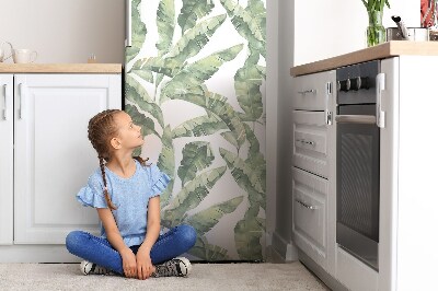Magnetiskt kylskåp skydd Bananlöv