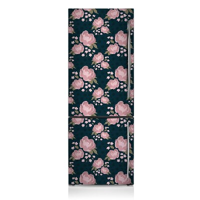 Magnetiskt kylskåp skydd Rosa blommor