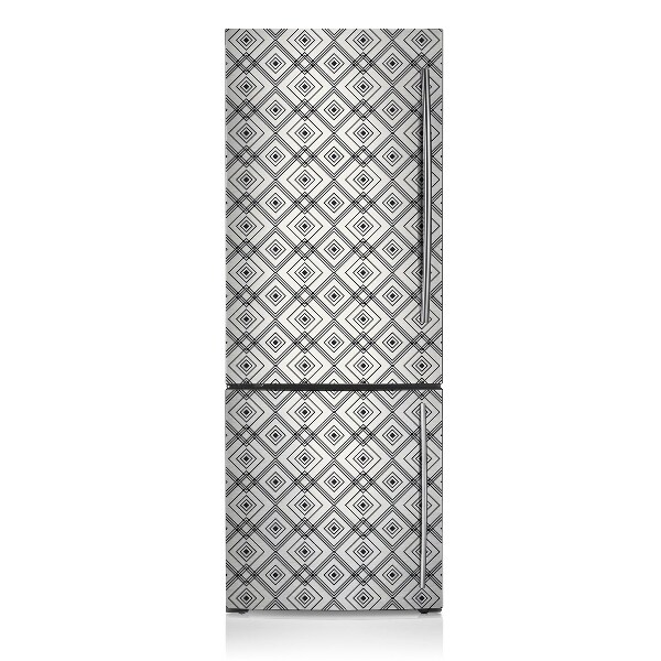 Magnetiskt kylskåpsöverdrag Geometrisk illusion