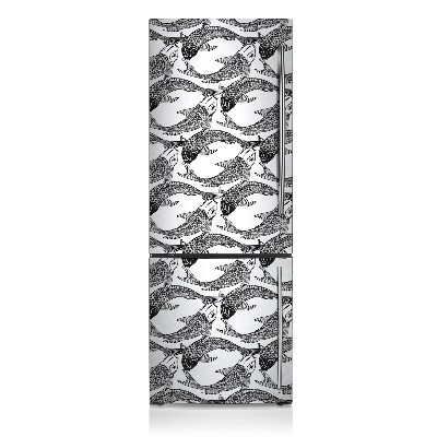 Magnetiskt kylskåp skydd Koi Karp