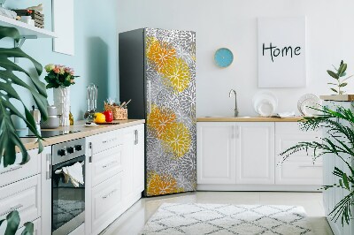 Magnetiskt kylskåp skydd Krysantemum