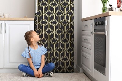 Magnetiskt kylskåpsöverdrag Geometriskt mönster