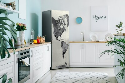 Magnetiskt kylskåpsöverdrag Gammal värld