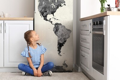 Magnetiskt kylskåpsöverdrag Gammal värld